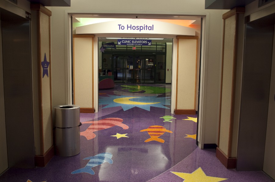 Children's Mercy Hospital hallway