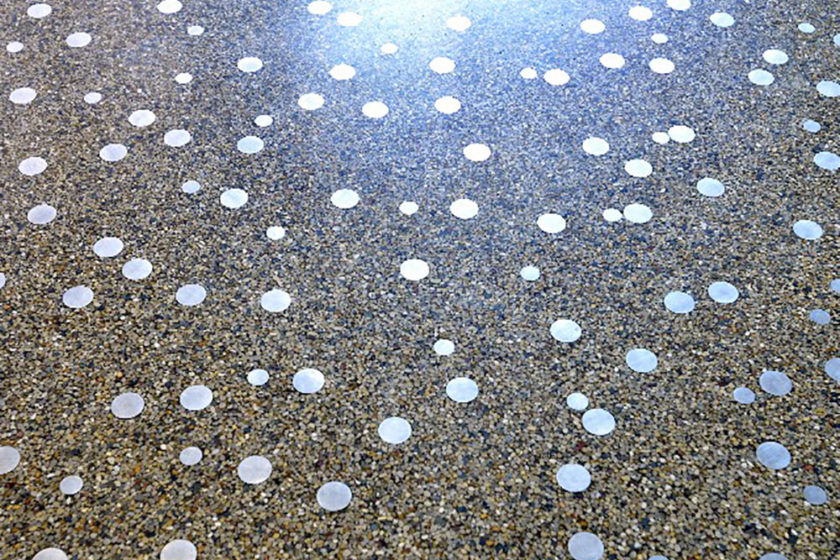terrazzo floor detail