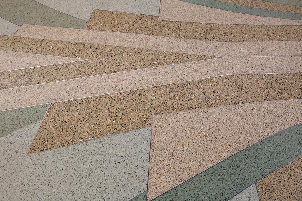 Closeup of strip design