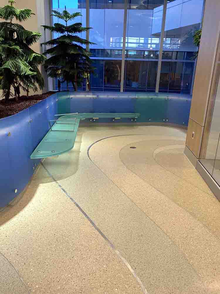 Epoxy terrazzo in children's hospital